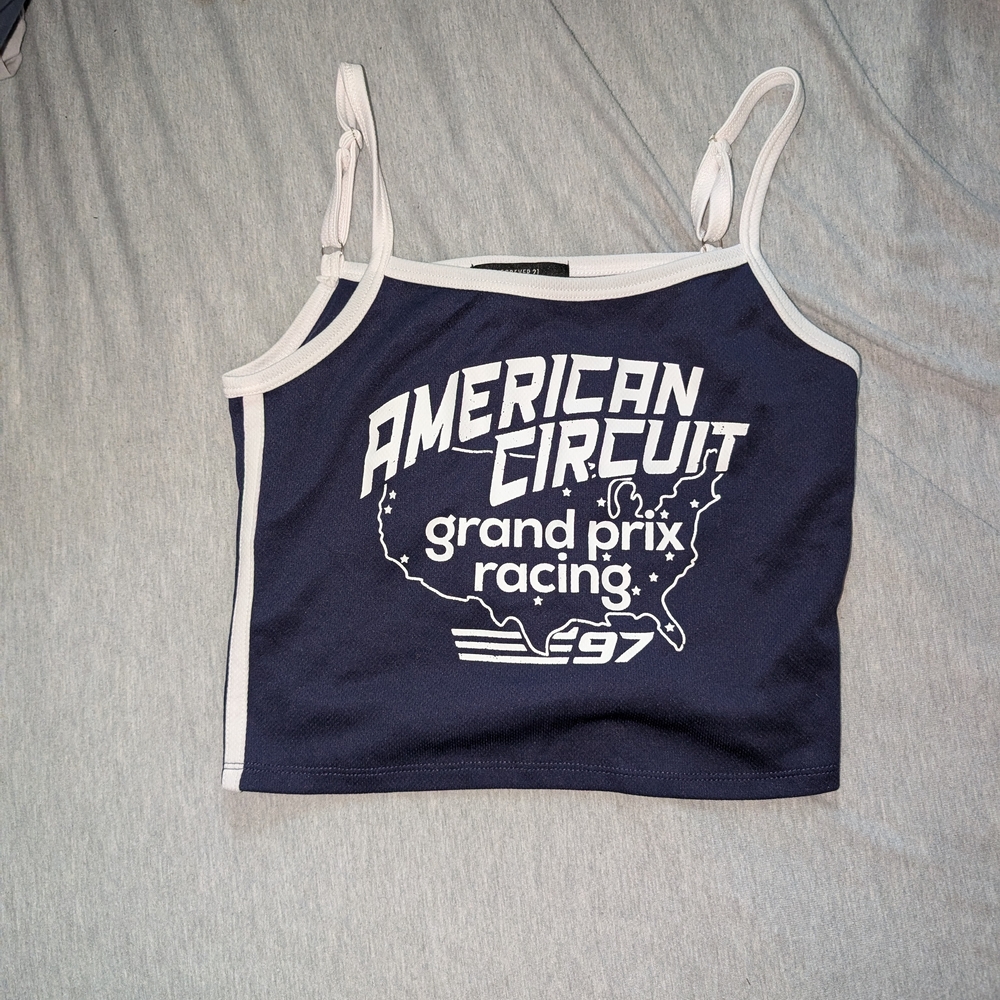 Navy American Circuit Tank Top